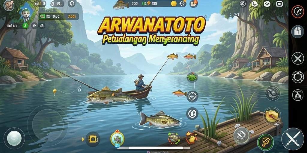 Tangkapan ikan yang memukau dalam gameplay ARWANATOTO.