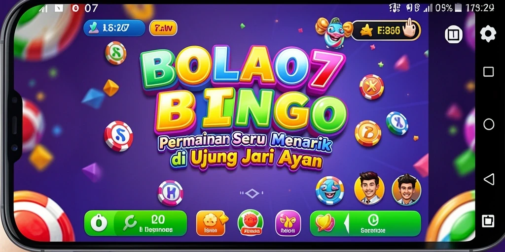 Tampilan gameplay seru di BOLA07 saat bermain Bingo.