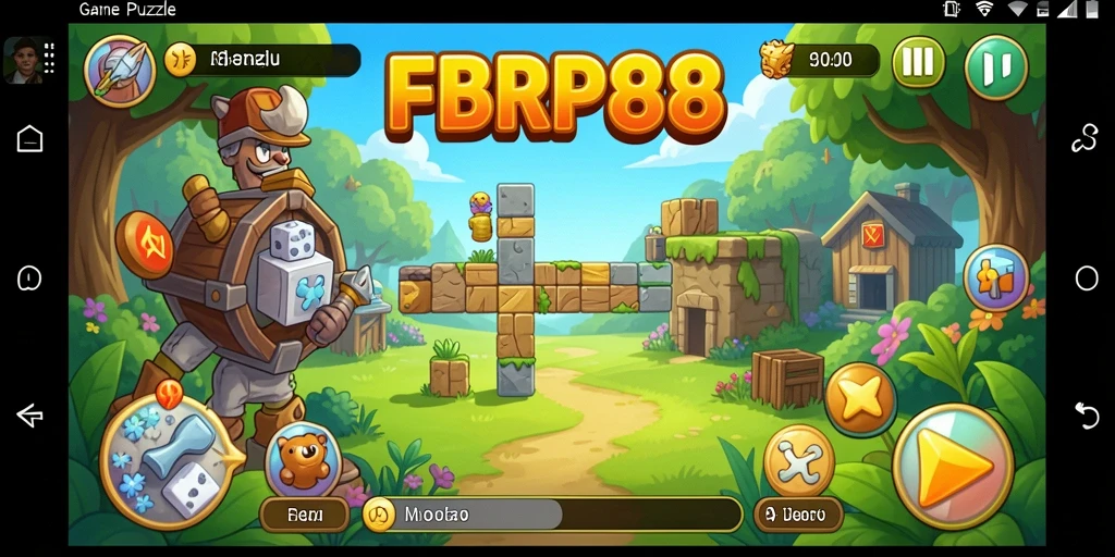 Tampilan gameplay FBRP88 dengan berbagai level yang menantang.