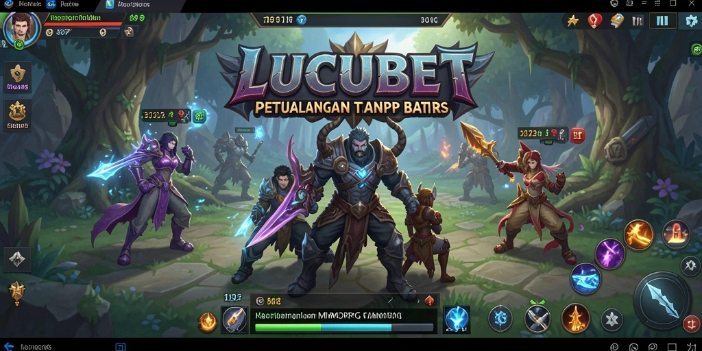 Screenshot LUCUBET menampilkan gameplay seru dalam petualangan MMORPG.