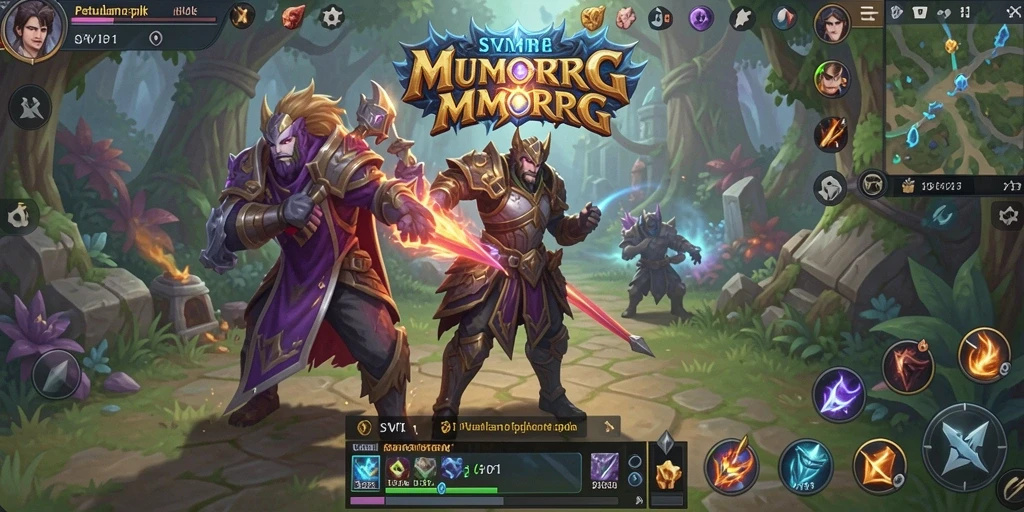Tampilan gameplay menarik dari SVIP1 di dunia MMORPG.