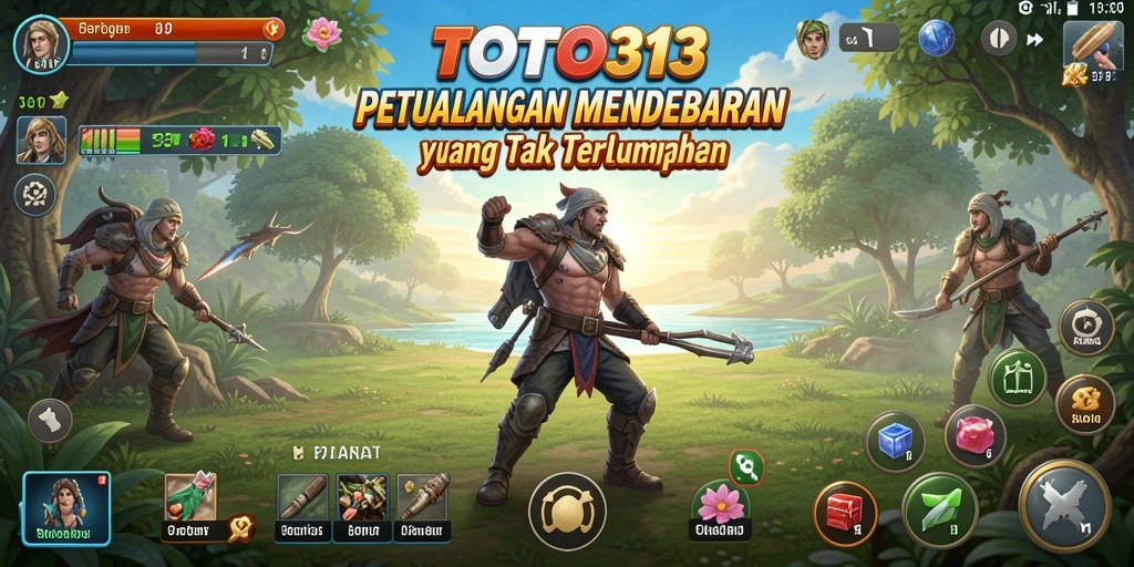 Gameplay TOTO313 menampilkan aksi petualangan yang seru.