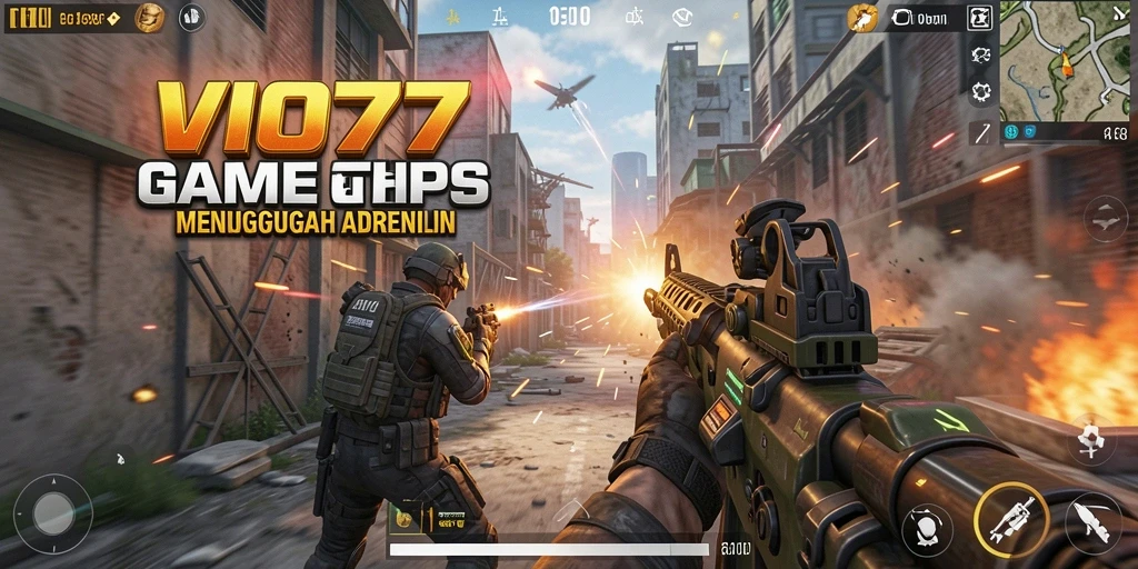 Screenshot dari gameplay TPS VIO77 yang menegangkan.